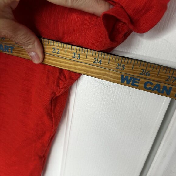 Chico's the Ultimate Tee Women's 3 XL Bright Red Top Lux Quality Pullover Shirt - Picture 5 of 7